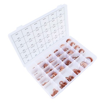 PODKŁADKI MIEDZIANE USZCZELKI ZESTAW 580 szt.