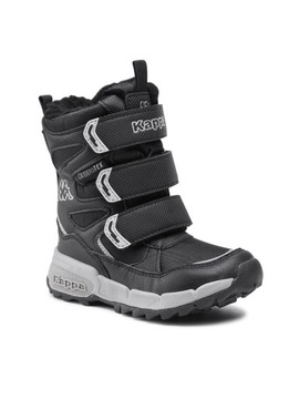 Kappa Śniegowce 260902K Black/Silver 1115