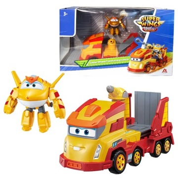 Super Wings Golden Wheels Transforming Vehicle 3-in-1 Transformation