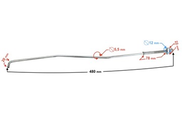 ТОРМОЗНОЙ СТЕРЖЕНЬ КАБЕЛЬ BARTON FIGHTER ROUTER WS 50