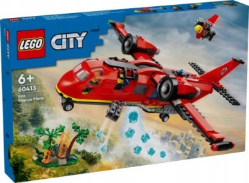 LEGO CITY 60413 ПОЖАРНО-СПАСАТЕЛЬНЫЙ САМОЛЕТ в ПОДАРОК