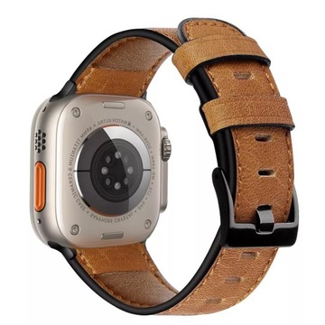 PASEK DO APPLE WATCH 2 3 4 5 6 7 8 9 SE ULTRA 2 38/40/41/42/44/45/49m Skóra