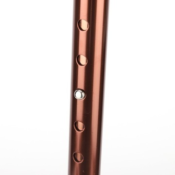 Телескопическая, нескользящая, металлическая трость на четырех ножках, ZP