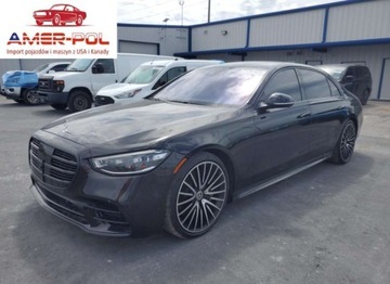 Mercedes Klasa S W223/V223 2022 Mercedes-Benz Klasa S 500 4Matic 2022 3.0l 3.0 Benzyna 429KM