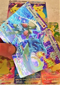 КАРТОЧКИ POKEMON DIAMOND блестящие разноцветные 10 шт.