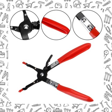 PRAKTYCZNE SZCZYPCE POMOCNICZE - DO LUTOWANIA PRZEWODÓW KABLI UCHWYT 240MM