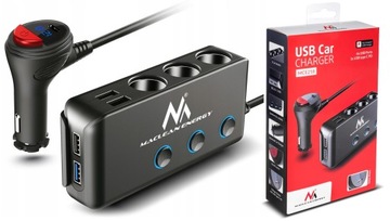 ROZDZIELACZ GNIAZDA ZAPALNICZKI 12-24V 4xUSB PD QC
