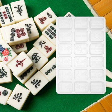 FORMA EPOKSYDOWA MAHJONG FORMA SILIKONOWA MAHJONG Zrób to sam