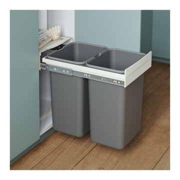 JC603 мусорное ведро 30см 9+20