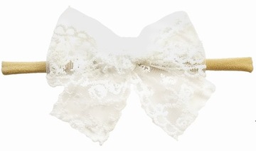 Opaska na głowę dla niemowląt z kokardką
