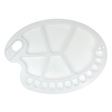 Paleta plastikowa malarska owalna 25x34cm