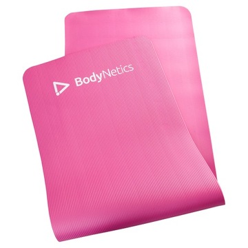 КОВРИК ДЛЯ ФИТНЕСА РОЗОВЫЙ ТОЛЩИЙ 180x60x1см