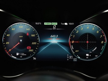 Mercedes Klasa C W205 Kombi Facelifting HYBRYDA 2.0 300 e 320KM 2021 Mercedes C 300 PHEV multibeam LED skóra/alcantara, zdjęcie 21