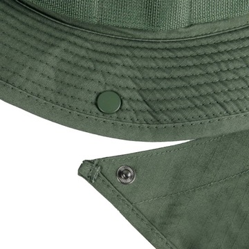 Kapelusz Helikon Boonie Hat z nakarczkiem RipStop Zielony Olive S