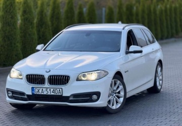 BMW Seria 5 F10-F11 Touring Facelifting 520d 190KM 2015 BMW Seria 5 2.0 190 KM Biksenon Skora x-Drive 2.0 Diesel 190KM, zdjęcie 1