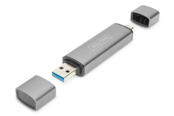 Digitus Card Reader 3-порт USB-C USB 3.0