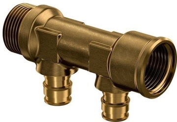 UPONOR Q&E - Rozdzielacz mosiężny 16x2 G3/4