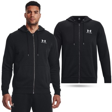 BLUZA MĘSKA UNDER ARMOUR ROZPINANA Z KAPTUREM DRESOWA SPORT BAWEŁNA 1373881