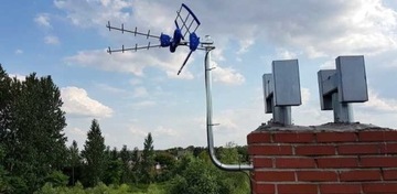 КРОНШТЕЙН АНТЕННЫ ДЛЯ НАЗЕМНОЙ СПУТНИКОВОЙ АНТЕННЫ НАСТЕННАЯ СТАЛЬНАЯ МАЧТА 30/110