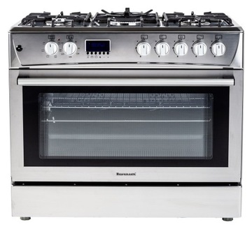 Kuchnia gazowo-elektryczna Ravanson KWGE-K90 CHEF MODERN (Płyta gazowa; Pie