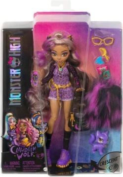 MONSTER HI CLAWDEEN WOLF DOLL + аксессуары HHK52