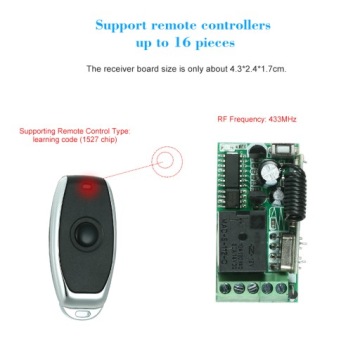 ПУЛЬТ ДИСТАНЦИОННОГО УПРАВЛЕНИЯ 12В РАДИО ПЕРЕКЛЮЧАТЕЛЬ ДИСТАНЦИОННОГО УПРАВЛЕНИЯ