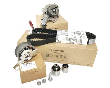 Zestaw rozrządu 04L198119K z pompą 04L121011N Volkswagen VW OE ORYGINAŁ