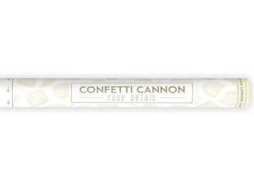 ТРУБА CANNON СТРЕЛЯЮЩАЯ ЛЕПЕСТКИ РОЗ, КРЕМОВАЯ, 60 СМ