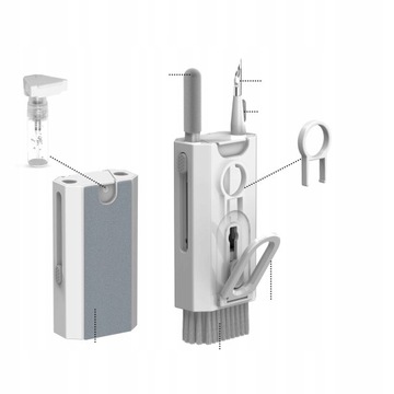 НАБОР ЩЕТКОВ ДЛЯ ЧИСТКИ КЛАВИАТУРЫ НАБОР 8 в 1