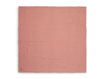 Kocyk muślinowy Otulacz Duży 120 cm x 120 cm Różowy Jollein 100% Bawełna