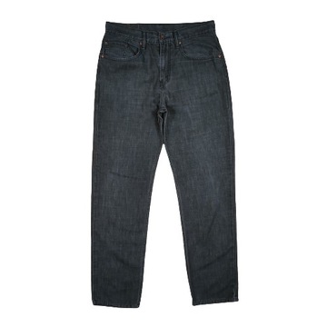 LEVI'S 504 Spodnie Jeans Czarne Męskie r. 34/32 (32/34)