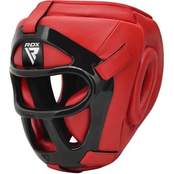 RDX Combox T1 тренировочный боксерский шлем с чехлом, красный, размер L