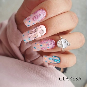 Claresa BAZA TOP hybrydowy lakier + GRATIS PILNIK