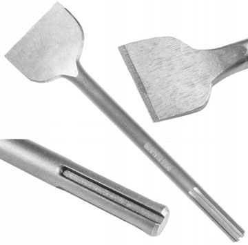 ПЛОСКОЕ ДОЛОТО SDS MAX ШИРОКОЕ 75 X 300 ММ ГРАФИТ