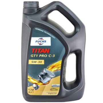 OLEJ FUCHS TITAN GT1 PRO C-3 5W-30 4L - NIEMIECKI