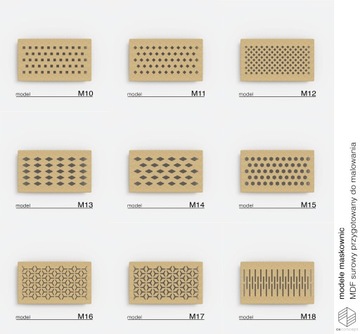Накладка на решетку радиатора 68х209см M23 Raw