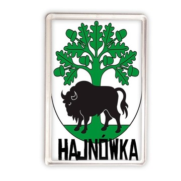 magnes akrylowy herb gmina Hajnówka