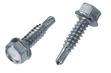 Шурупы, саморезы, оцинкованные, шурупы для листового металла, 6,3х32 мм, 100 шт.