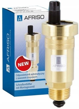 Afriso Odpowietrznik 1/2'' automatyczny z zaworem