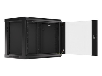 ПОДВЕСНОЙ ШКАФ 19 ДЮЙМОВ 9U 600X450 ЧЕРНЫЙ LANBERG
