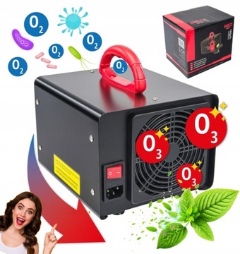 Ozonator GENERATOR OZONU Oczyszczacz do Powietrza 60 000 MG/H 155W + TIMER