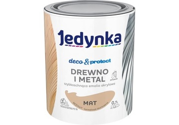 JEDYNKA Drewno I Metal Mat Beżowy 0,7l