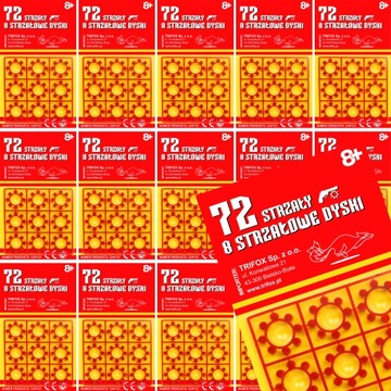 KAPISZONY HUKOWE SPŁONKA 8 STRZAŁÓW DO PISTOLETU x15 1080 STRZAŁY PISTOLET