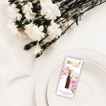 СПАСИБО гостям МЕРСИ за СВАДЬБУ - 30 ШТ.