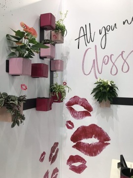 Горшок для цветов Cube Glossy 16 антрацит глянец Lechuza