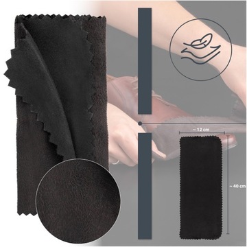 Набор для чистки обуви, коричневая и бесцветная паста, ложка, 8 шт.