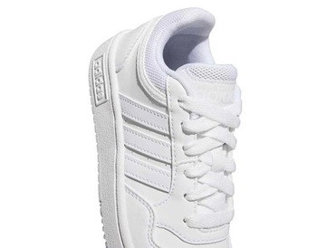 Buty męskie sneakersy młodzieżowe białe adidas HOOPS 3.0 K GW0433 36 2/3