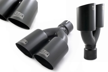 KOŃCÓWKA WYDECHU TŁUMIK ULTER 2x80mm MONTAŻ 55mm