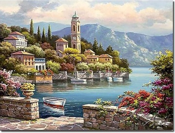 Malowanie po numerkach Fuumuui 40x50 cm, Krajobraz, malowanie po numerach