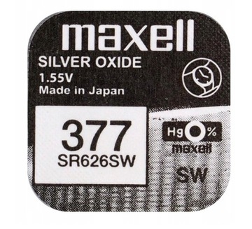 Bateria srebrowa mini Maxell 377 / 376 / SR 626 SW
